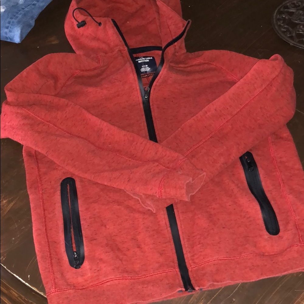 AE active flex zip up hoodie